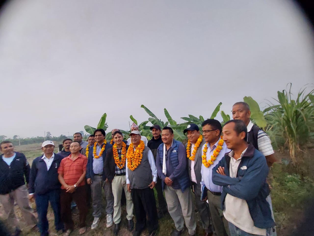 माननिय कृषि मन्त्रिज्यू बाट कृषि कार्यक्रम अनुगमन